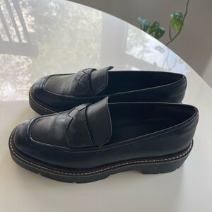 Nordstrom Notorie-Lea Black Chunky Sole Loafer - 8w